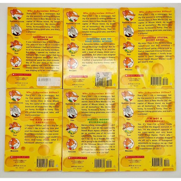 Geronimo Stilton Children's Chapter Paperback Books Lot of 13 - Picture 3 of 7
